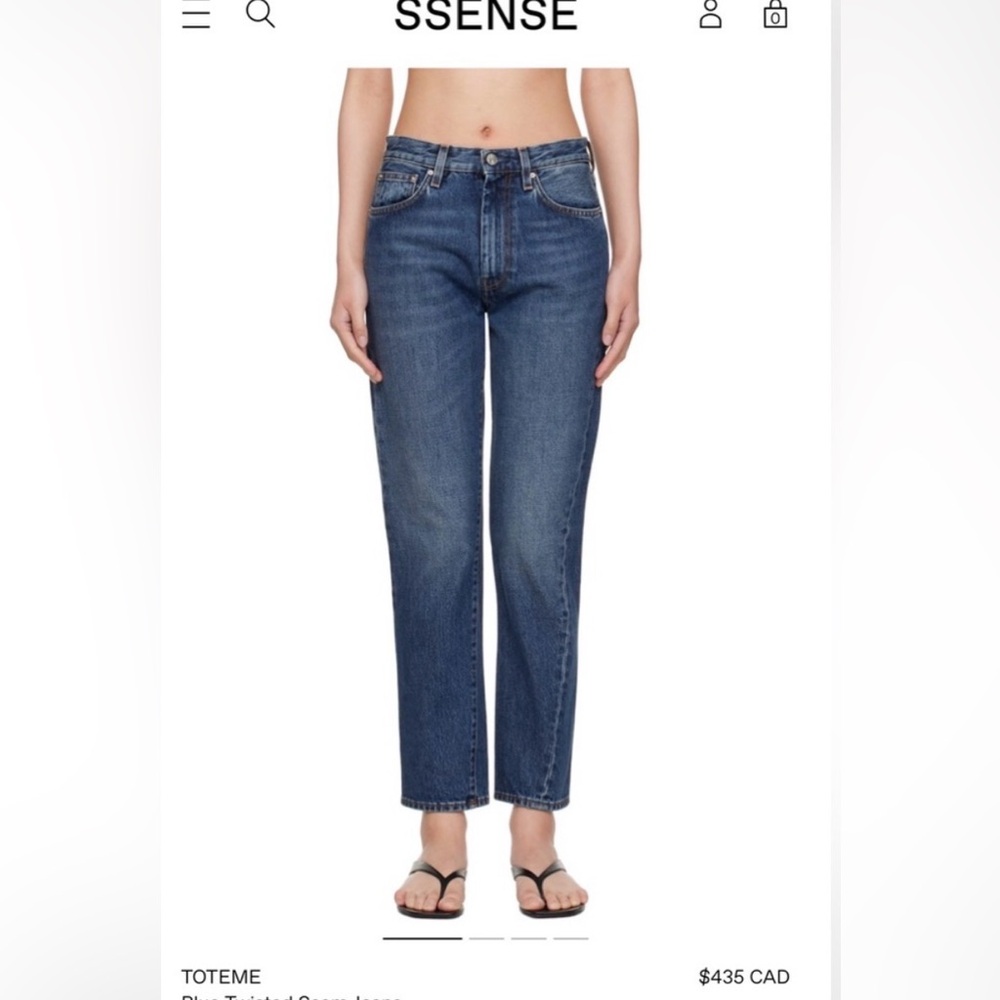 TOTEME Twisted Seam Denim